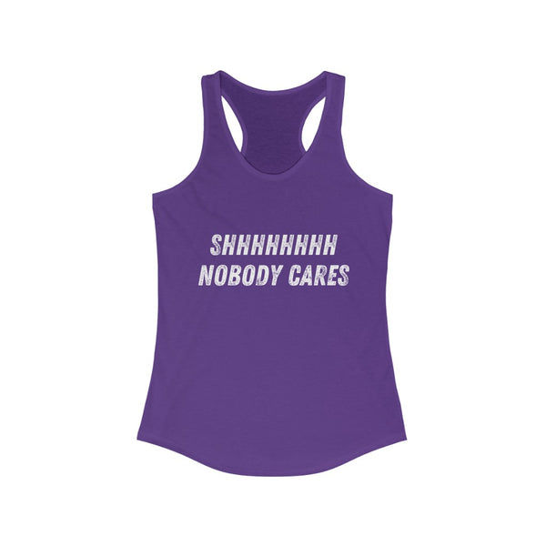 Shhhhhh....Women's Ideal Racerback Tank