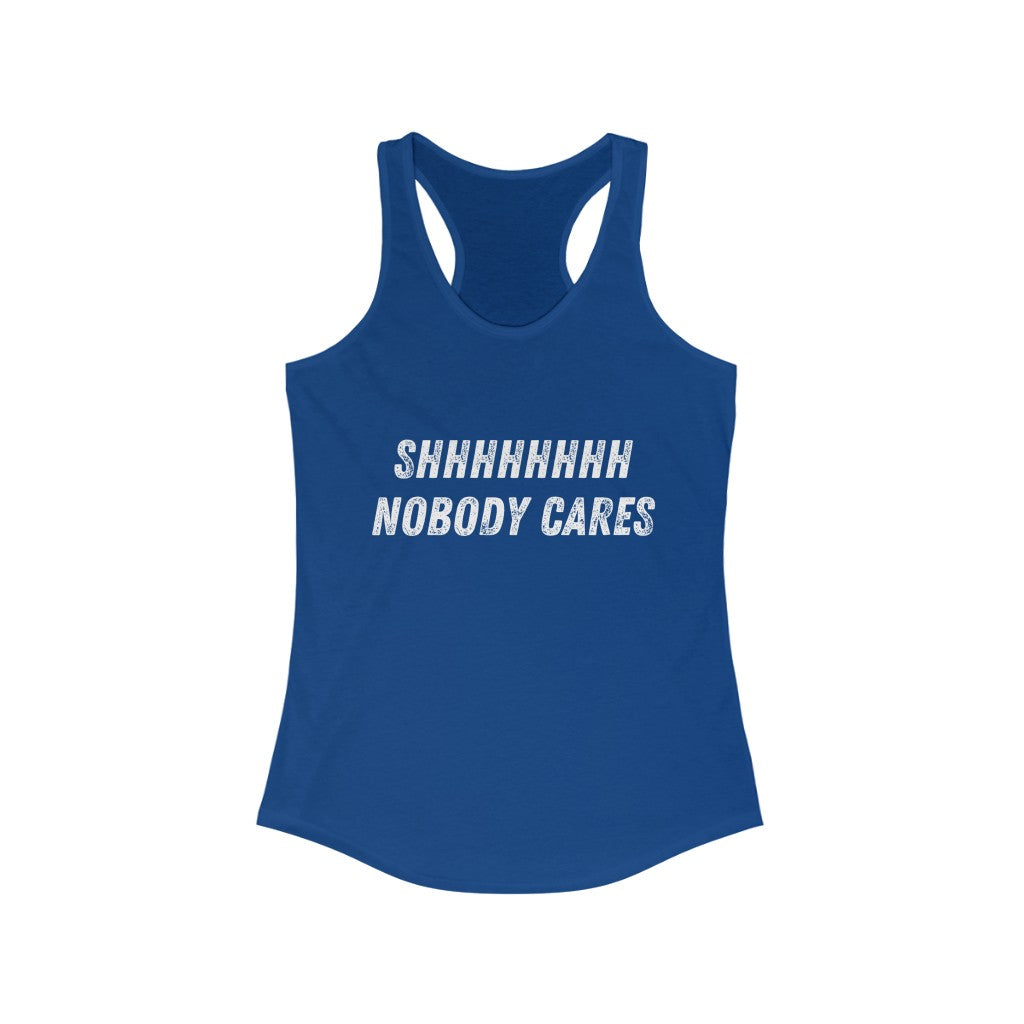 Shhhhhh....Women's Ideal Racerback Tank