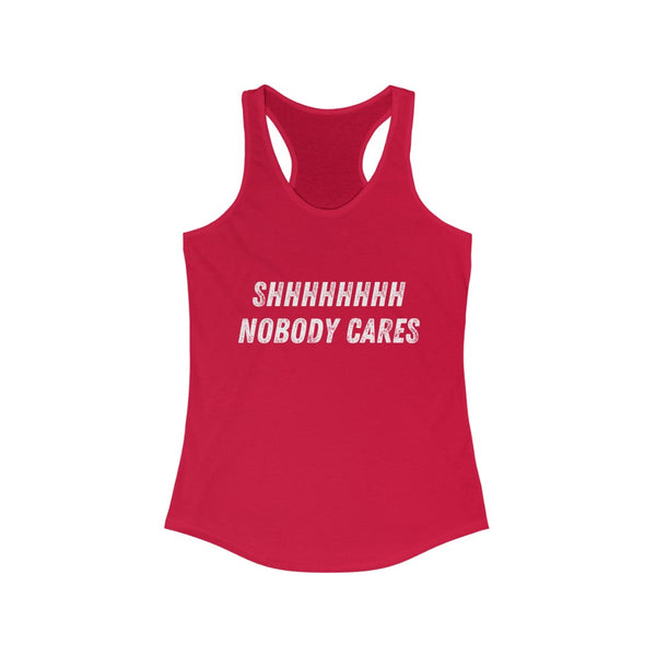 Shhhhhh....Women's Ideal Racerback Tank