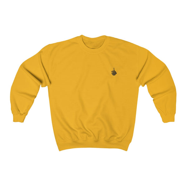 Skeleton Bird Finger - Unisex Crewneck Sweatshirt