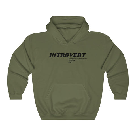Introvert - Unisex Heavy Blend™ Hooded Sweatshirt