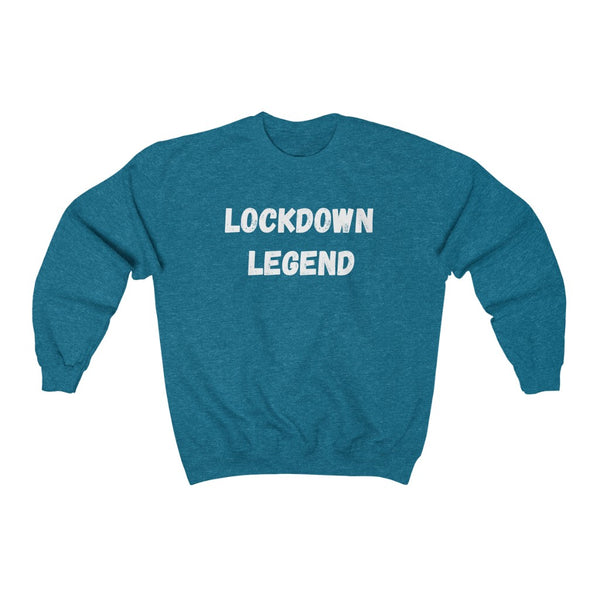LOCKDOWN LEGEND - Unisex Crewneck Sweatshirt