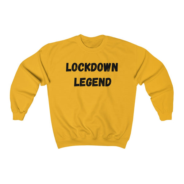 LOCKDOWN LEGEND - Unisex Crewneck Sweatshirt