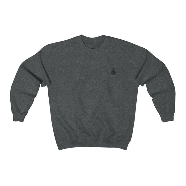 Skeleton Bird Finger - Unisex Crewneck Sweatshirt