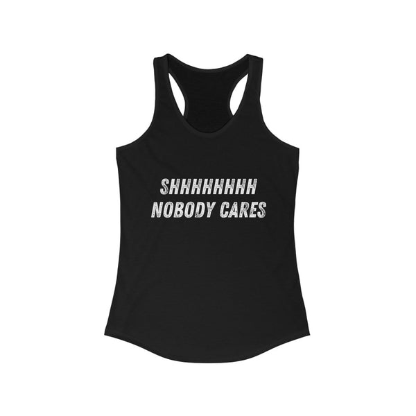 Shhhhhh....Women's Ideal Racerback Tank