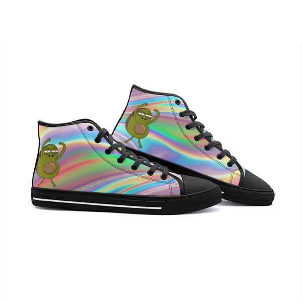 Hi AF Avocado - Unisex High Top Canvas Shoes