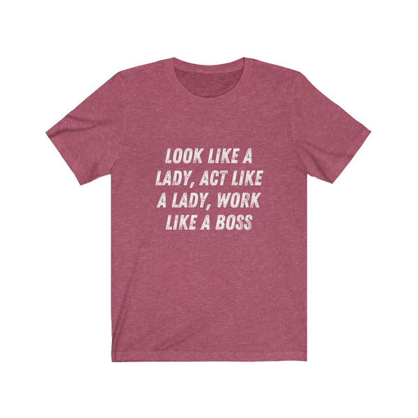 Like a Boss - Unisex Jersey Short Sleeve Tee