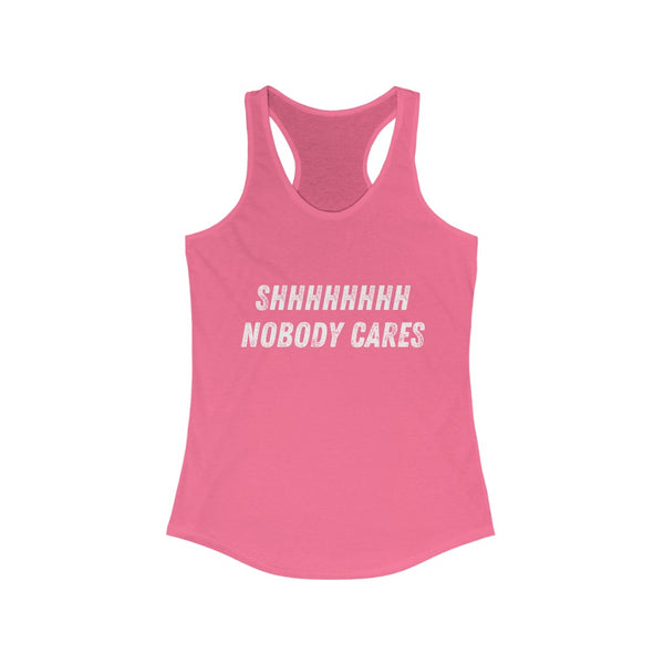 Shhhhhh....Women's Ideal Racerback Tank