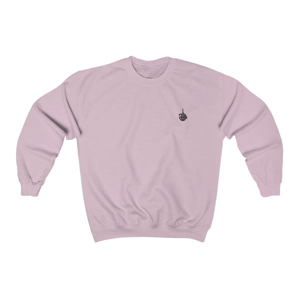Skeleton Bird Finger - Unisex Crewneck Sweatshirt
